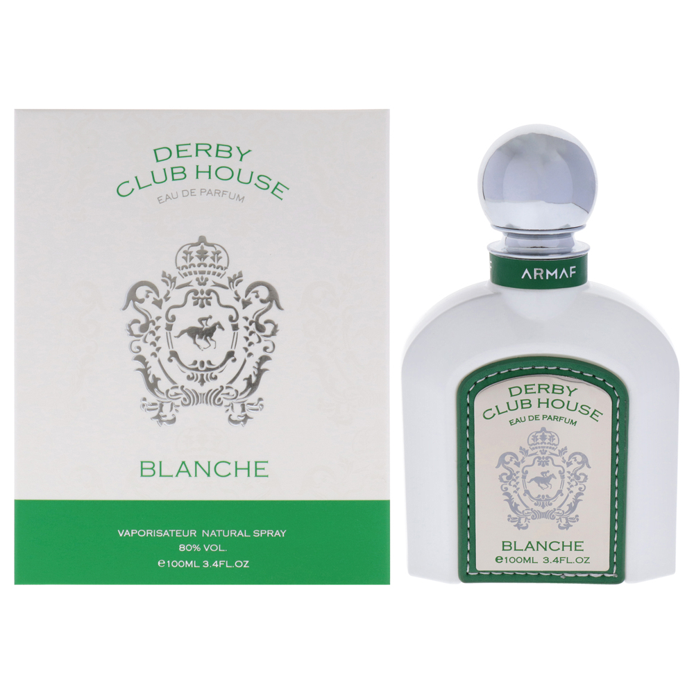 Derby Club House Blanche by Armaf for Men 3.4 oz EDT Spray